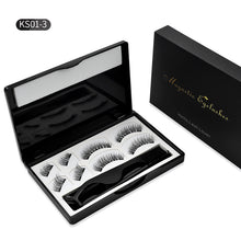 Load image into Gallery viewer, Double magnetic 8-piece magnetic false eyelash set