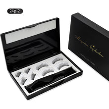 Load image into Gallery viewer, Double magnetic 8-piece magnetic false eyelash set