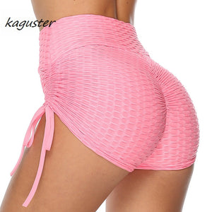 High Waist Seamless Push Up Shorts